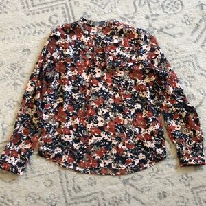 Prana Wild at Heart blouse wildflower nautical